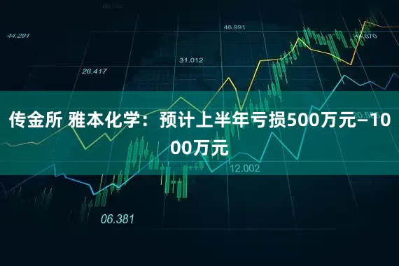 传金所 雅本化学：预计上半年亏损500万元—1000万元